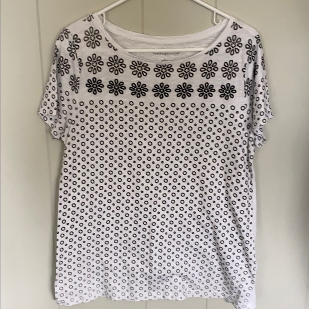 Tommy Hilfiger Black and White Shirt :)